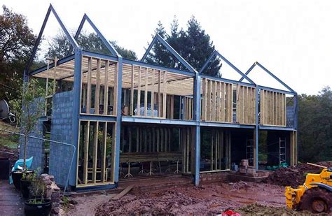 how to build metal framed house|steel framing for residential construction.